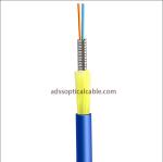 GJSFJV Armored Fiber Optic Cable With 900um Tight Buffed OM1 OM2 OM3 Fiber