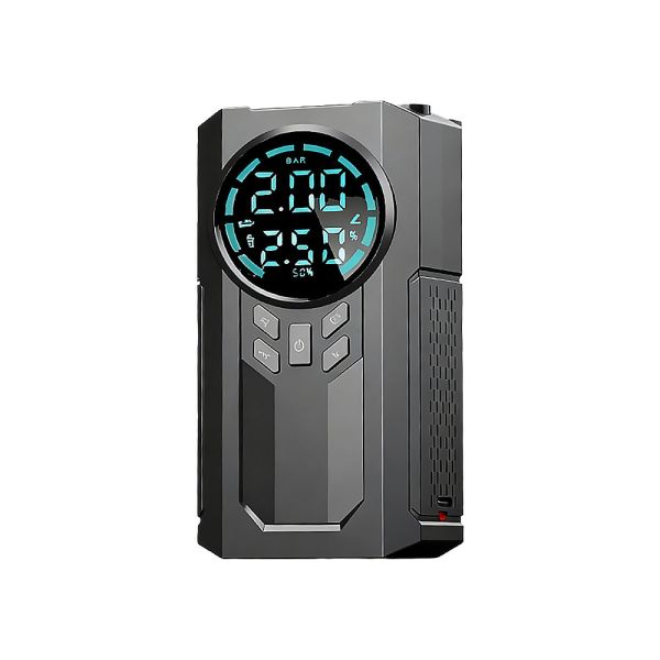 Multi Function Jump Starter Pack With Tyre Inflator 150 PSI Mini Car Air Pump Compressor Tire Pump