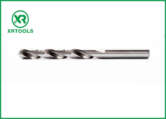 Left Hand Flute HSS Drill Bits For Metal White Finished Straight Shank DIN 338