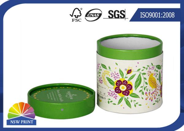 Small Round Kraft Paper Tube Packaging Can / Cardboard Packaging Tubes with Logo