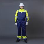 Fire Retardant Safety Coverall Suit Safety Protective Clothing 65% Cotton 35%