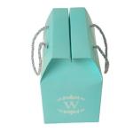 Wedding Party Paper Bag CMYK PMS Candy Chocolate Muffin Gift Box With Handle