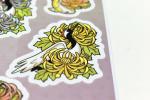 UV resistant cartoon Daisy PVC Vinyl Stickers