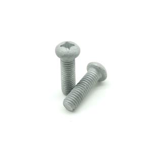 Wholesale Hot Dip Galvanized Steel Machine Screws DIN7985 Cross Recessed Pan Head Machine Screw from china suppliers