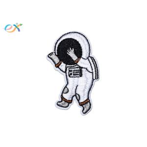 Wholesale Stock Embroidery Iron-On Backing Cosmonaut Embroidered Patches from china suppliers