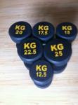 Freeman Fitness Equipment Free Weight Training Round Rubber Dumbbell Fitness