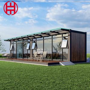 Wholesale Modern Design Container Flat Pack House Prefabricated Wooden Log Cabin for Store Hotel from china suppliers