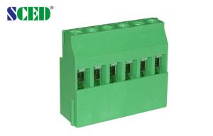 Wholesale 300V 15A Green 5.08mm Pitch Brass Euro Type PCB Screw Terminal Block from china suppliers