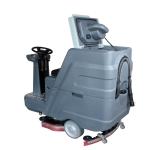 Industrial Ride On Floor Scrubber Machine With Big Tank Comfortable Seat