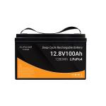 Solar System 12.8V100AH Deep Cycle Lithium Ion Battery Universal Light Weight