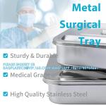Wax Dissecting Tray Stainless Steel Thicken Dissection Pan Biological Equipment