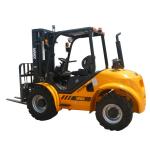 3.5T Compact 4WD Diesel Rough Terrain Forklift With Mitsubishi S4S(EUIII)