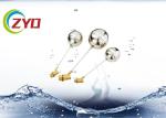 Male Thread Brass Plumbing Valves With Stainless Steel / Copper Ball