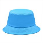 Solid Casual Wide Brim Fisherman Bucket Hat Waterproof 58cm