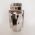 Heat Resistance Wood Stove Through Wall Kit , Wood Stove Smoke Pipe Sets Easily