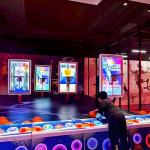 Customized Luxury Indoor Adult Street Basketball Machine Led Screen