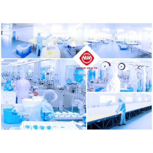 Hubei Haixin Scrub Cap Cotton Surgical Cap Unisex Doctor Cap Women Working Hat ISO 13485 CE