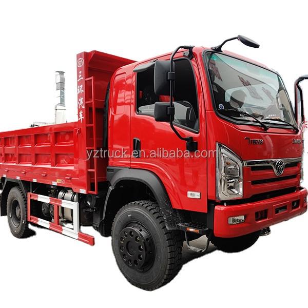 Dongfeng 4x4 Dump Truck Optional Specifications and Cargo Tank Dimension 3800