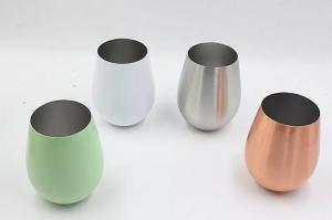 Wholesale Nature Color Stainless Steel Insulated Bottle 18oz 500ml Wine Glasses from china suppliers