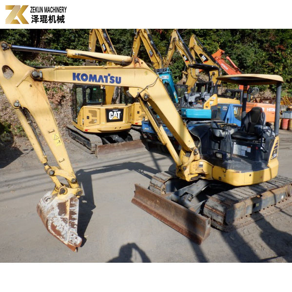 Japan Small Bagger 5.5Ton Used Komatsu PC55 Excavator PC55MR PC55MR-2 Manual