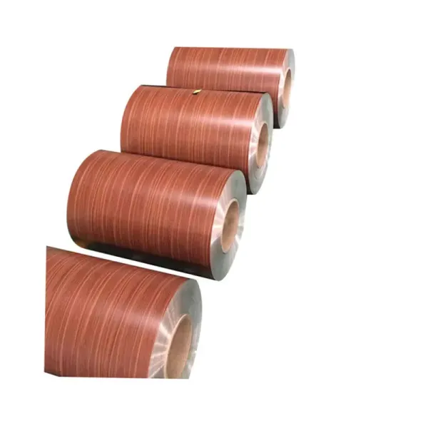 Wood Grain Pattern Printed Color Coated Steel Coil PPGI Roll Prepainted Galvanized Steel Sheets / Coils