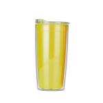 570ml Glitter Double Wall Insulated Plastic Water Bottle Stylish Modern Glitter
