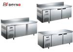 Hotel Industrial Catering Fridge Glass Door Display Work Bench Freezer