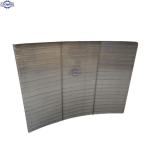 SS 304 0.05MM Slot 0.76*1.5mm wedge wire sieve bend for Sugar Industry Starch