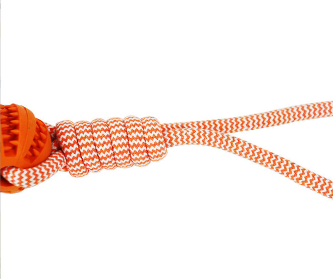 Indestructible Interactive Rubber Dog Ball Toy For Aggressive Chewers