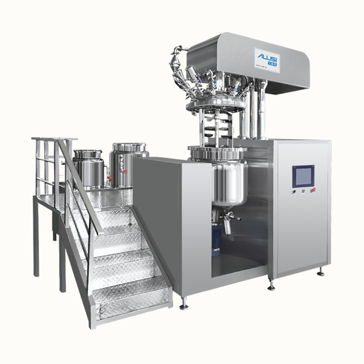 High Shear Mixer Tank Vacuum Emulsifying Machine Top Agitator Bb Body Cream Making Machine Eye Cream Emulsifying Machine