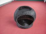 Small Fashionable Wicker Pet Bed , Home Garden Dog Furniture