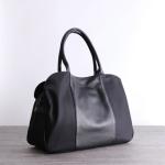 Oxford Cloth Womens Leather Bags OEM Waterproof Tote Bag With Zipper
