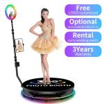 360 Spinner Degree Platform Portable Selfie Business Photo Booth for 1-Stop