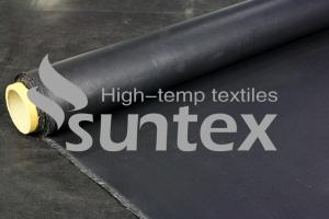 Wholesale Corrosion and oil resistance Black Neoprene Coated Fiberglass Chemical Resistant Fabric Or Tape To Mid - East from china suppliers