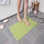 Light Green PVC Anti-Slip Function Washable Bathtub Bathroom Carpets