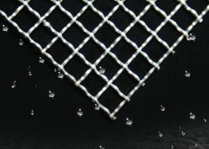 China Crimped AISI202 Perforated Metal Mesh Screen , Woven 2 Inch Wire Mesh on sale