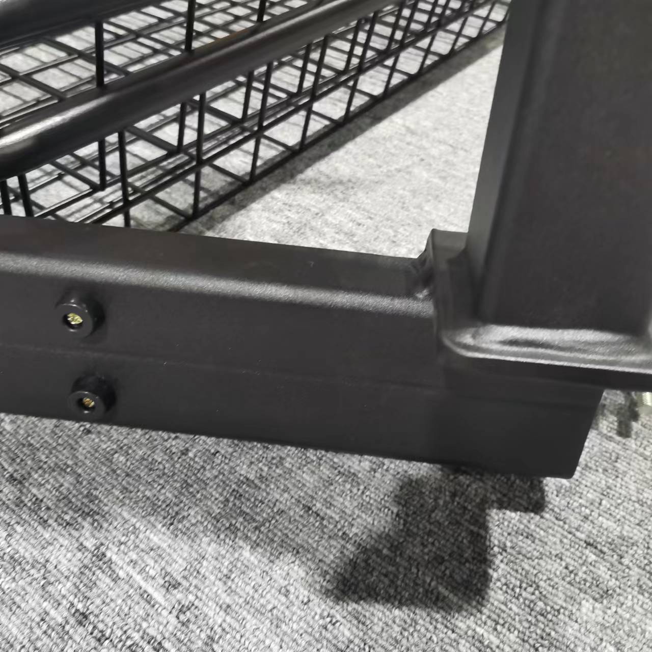 Black Steel Hitch Mount Spare Tire Carrier for Toyota Bike Carrier Modification