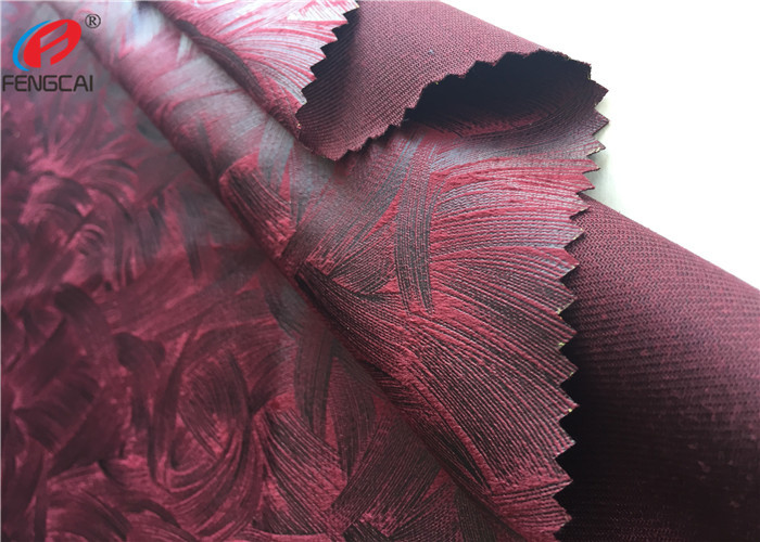 Warp Knitting Embossed Bronzing Suede Sofa Fabric 100 % Eco Friendly Polyester