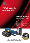 Electric Battery Powered Plastic Strapping Tool PP PET Strapping Seal Making