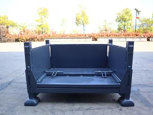 Wholesale Fold Collapsible Pallet Cage With 1000kg - 2000kg Load Bearing Capacity from china suppliers
