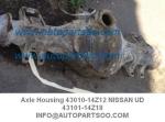 Eje delantero vivienda 43010-14Z12 NISSAN UD con eje trasero vivienda 43101