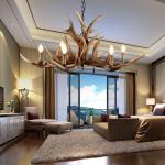 Big antler chandelier 25 Lights for Living room Bedroom Coffe Shop Lighting