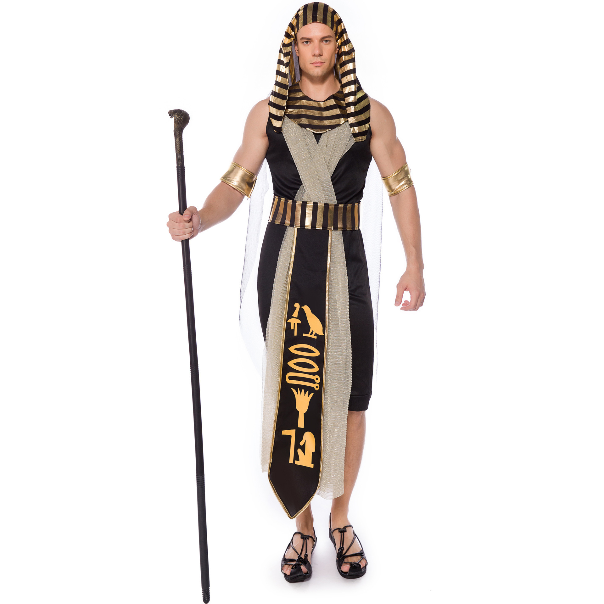 Unleash Your Inner Pharaoh with this Halloween Themed Party Stage Performance Costume