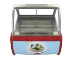 Hard Ice Cream Display Freezer Popsicle Bucket Pans Showcase Gelato Color Steel