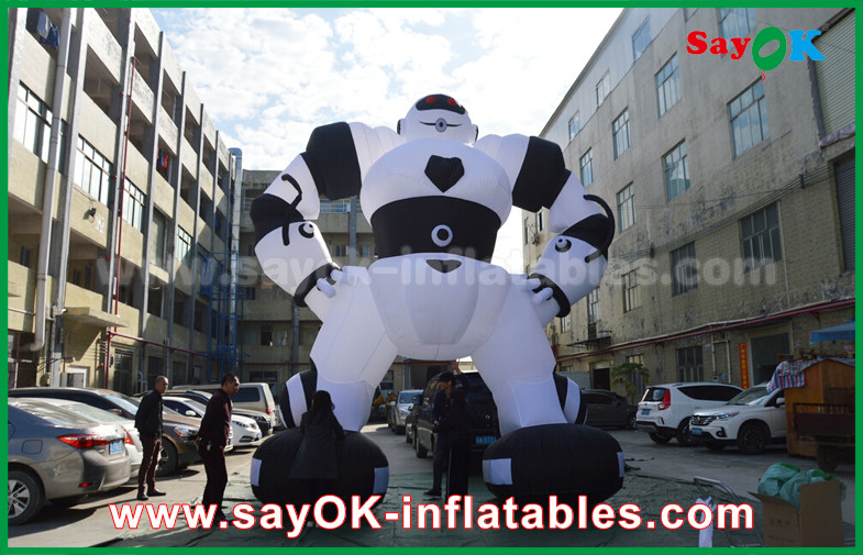 Advertising Inflatable Cartoon Characters , Inflatable Robot Costume