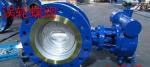 Worm Gear Stainless Steel Butterfly Valve with RF Flanged Connection