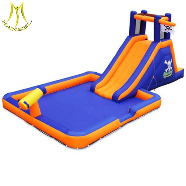 Hansel attractions kids play area inflatable water park slide for kids