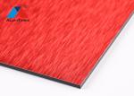 excellent quality roof sandwich panel fireproof brush finish aluminum composite