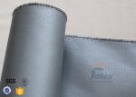 Silicone Coated Fiberglass Fabric Fire Blanket Cloth 580gsm 0.55mm Grey Color