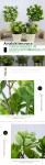 Fake Plants 16" Faux Plants Artificial Potted Plants Indoor for Home Office